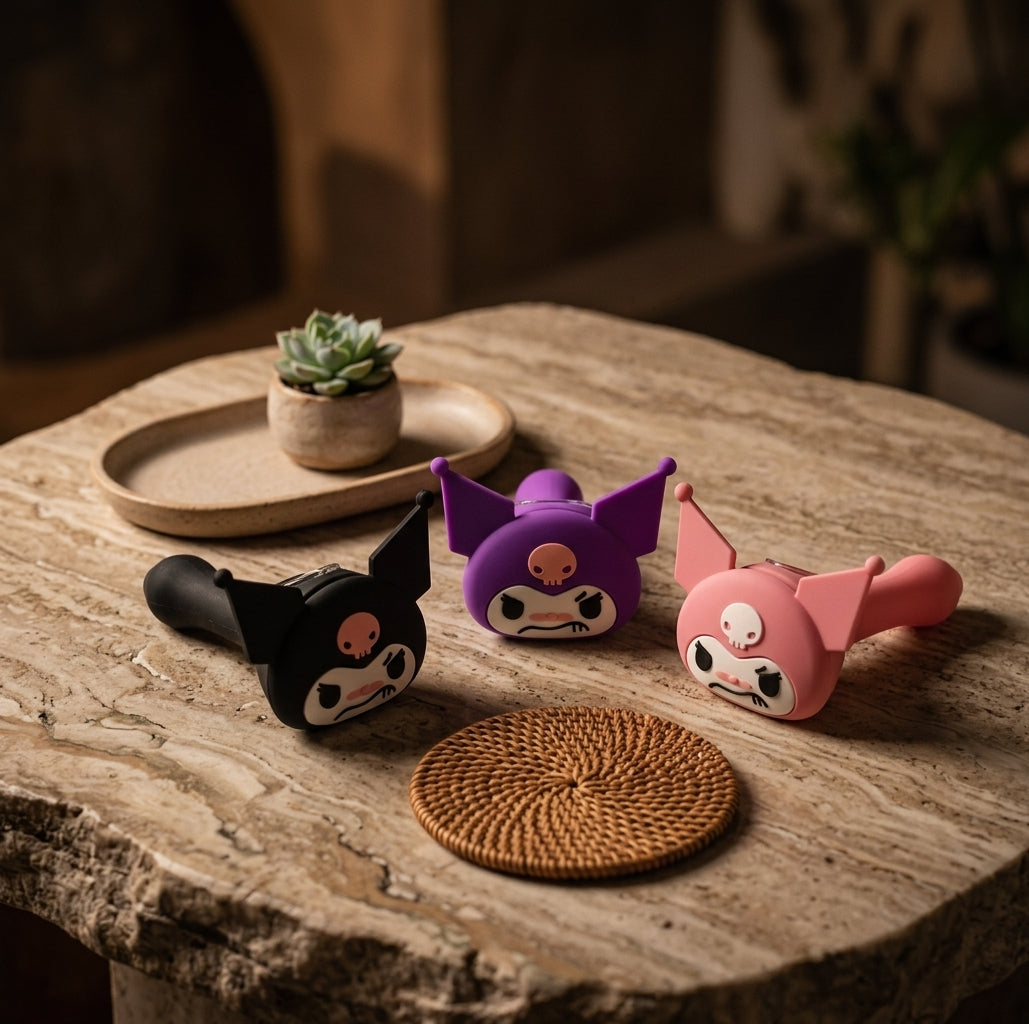 Dark Bunny Skull Hand Pipe - product photo