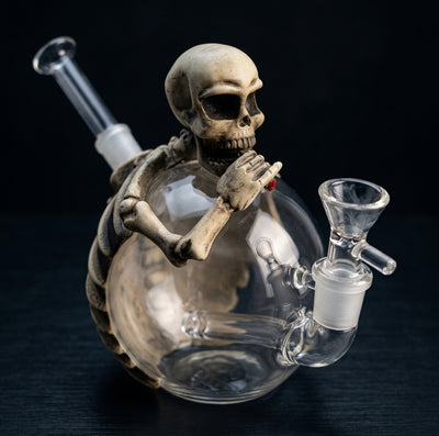 5.8'' pvc skull water pipe - alternate angle
