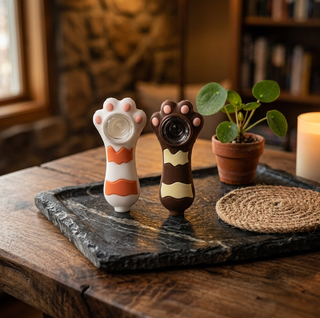 Cat paw hand pipe - product photo