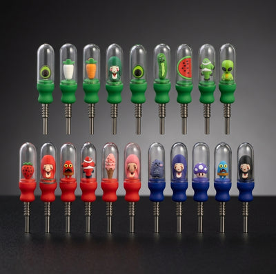 6.5'' Plastic nectar collector (steel nail) - detail view