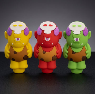 Barbarian hand pipe - detail view