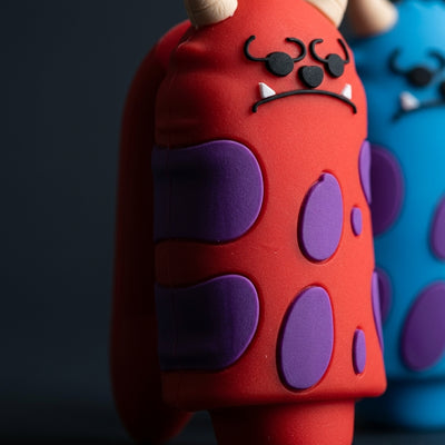 Spotted monster hand pipe - scale reference