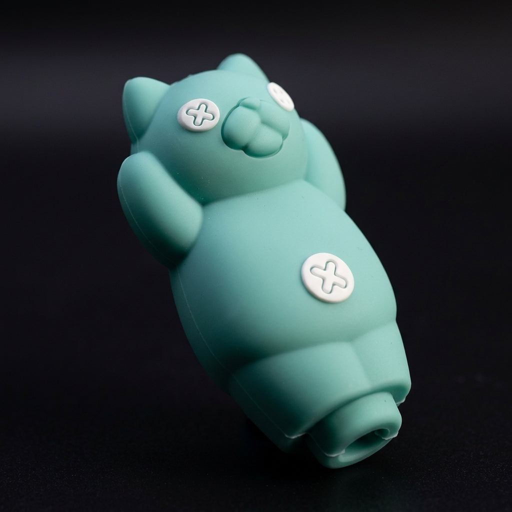 Puppet bear hand pipe - product photo
