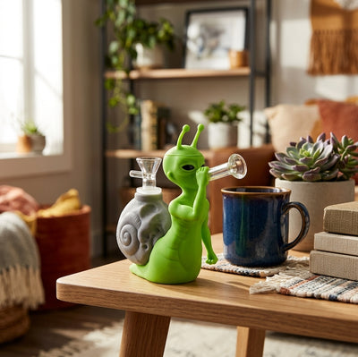 6.6" Snail Alien Water Pipe - photo 4