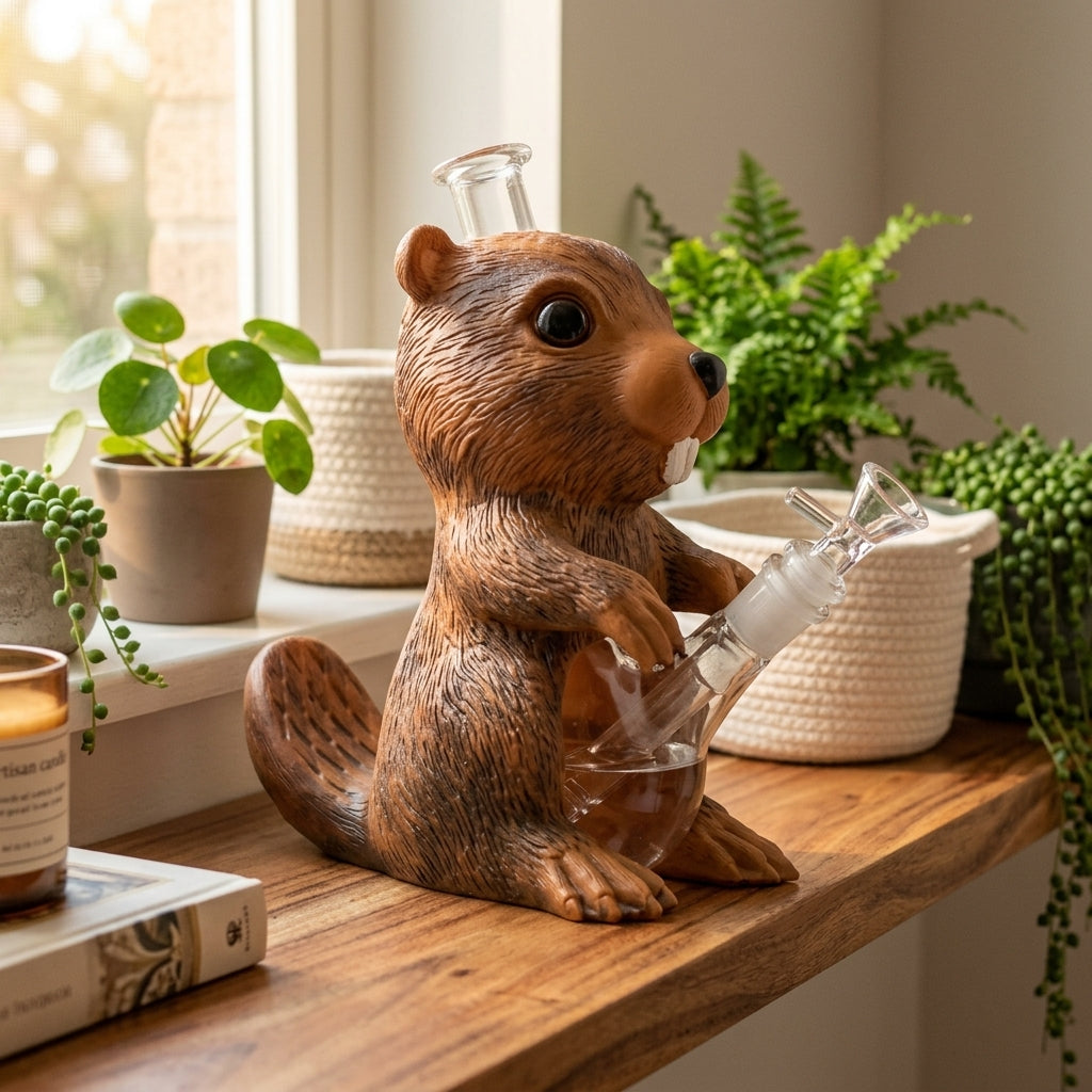 8.7'' Beaver water pipe - product photo