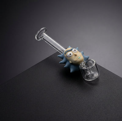 Mad Scientist Glass Hand Pipe - alternate angle