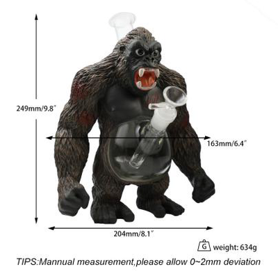 9.8'' Gorilla water pipe - detail view