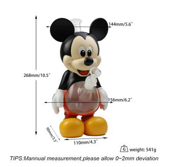 10.5" Retro Cartoon Mouse Water Pipe - photo 2