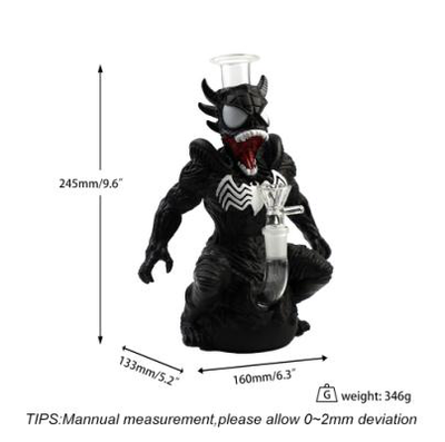 9.6'' Alien Web Crawler Water Pipe - lifestyle shot