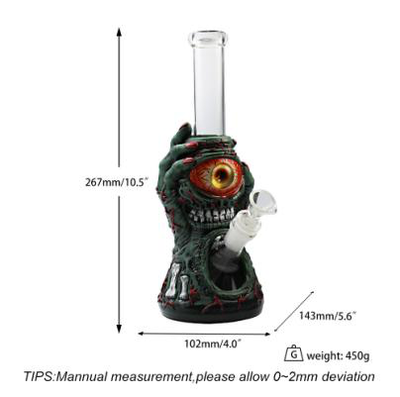 10.5'' The Hand of Fear water pipe - lifestyle shot