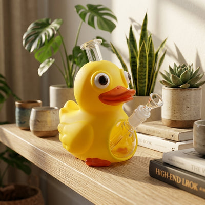 8.1" Big duck water pipe - lifestyle shot