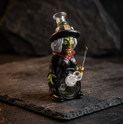 8.9" Zombie witch water pipe - lifestyle shot