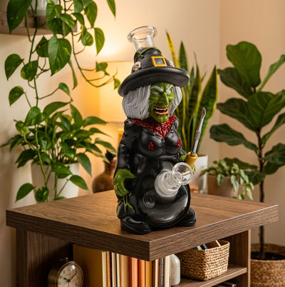 8.9" Zombie witch water pipe - alternate angle