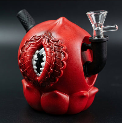 5.1" Peach water pipe - alternate angle