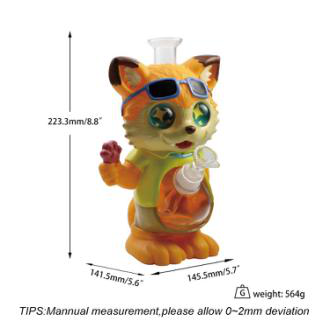 8.7" Slick Urban Fox Water Pipe - photo 2