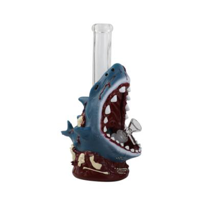 10.6" Zombie shark water pipe - lifestyle shot