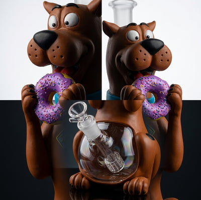 11.2" Mystery Hound Water Pipe - alternate angle