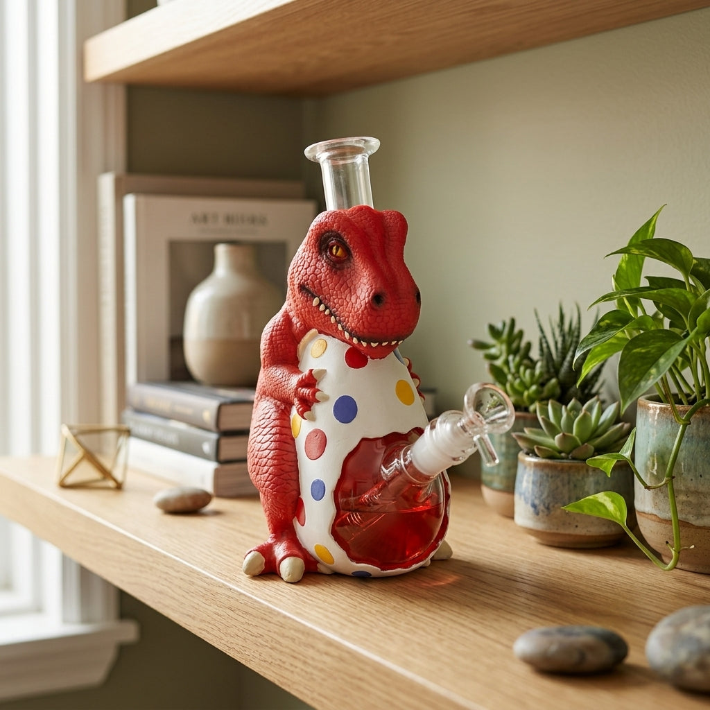 9.4" Easter egg dragon water pipe - product photo