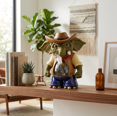 10.6" Cowboy Elephant Water Pipe - photo 4