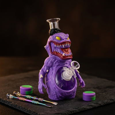 8.6" Mutated eggplant water pipe - product photo