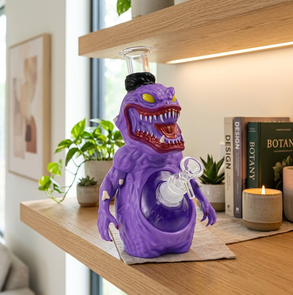 8.6" Mutated eggplant water pipe - product photo