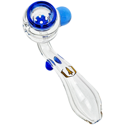 4" Stratus Lay Down Sherlock w/ Screen & Large Bowl Pipe
