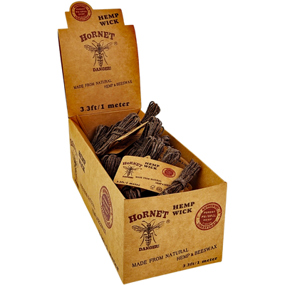 Hornet Hemp Wick 60pcs - detail view