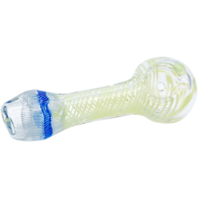 4" Color Spiral Glass Hand Pipe - additional view