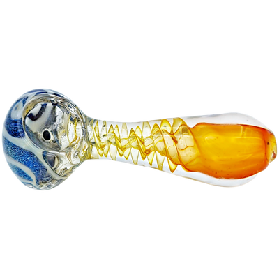 3" Fume Glass Hand Pipe - alternate angle