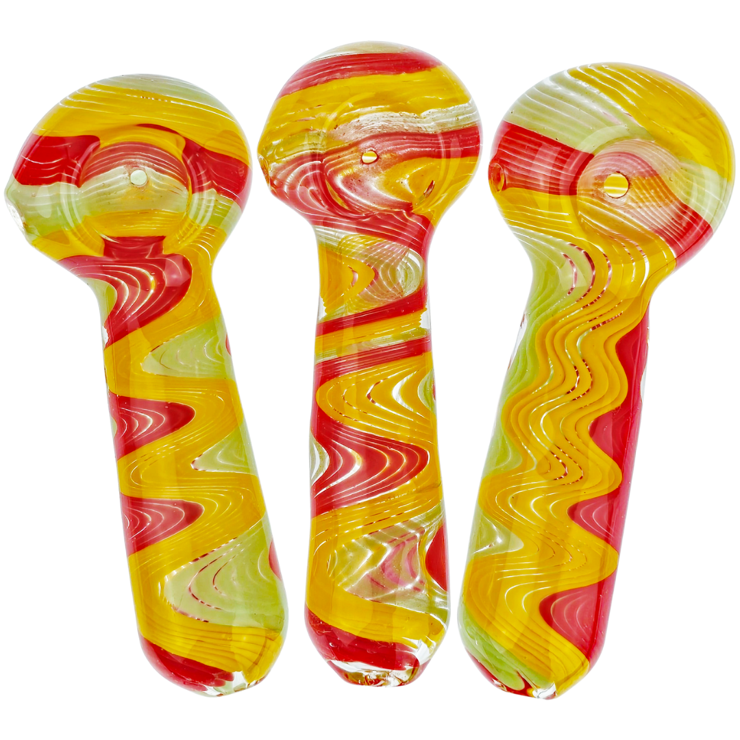 4.5″ RASTA WAVE LINE HAND PIPE