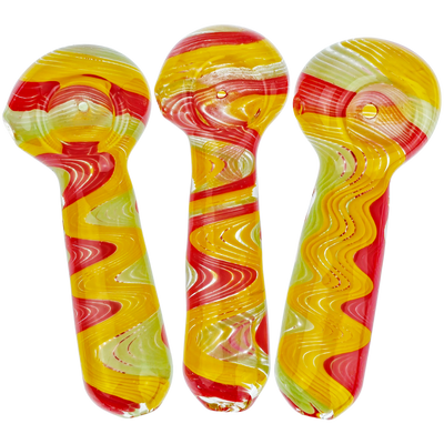 4.5″ RASTA WAVE LINE HAND PIPE