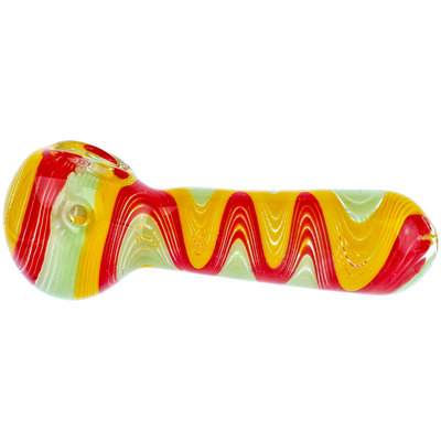 4.5″ Rasta Wave Line Hand Pipe