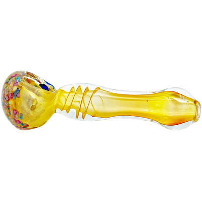 4.5" Fume Frit Head Glass Hand Pipe - photo 4