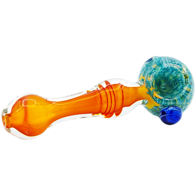 4.5" Fume Frit Head Glass Hand Pipe - photo 5