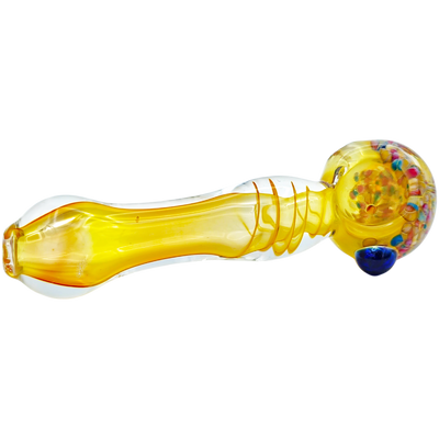 4.5" Fume Frit Head Glass Hand Pipe - photo 7