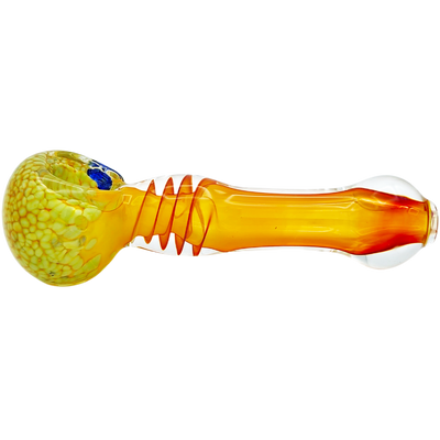 4.5" Fume Frit Head Glass Hand Pipe - photo 6