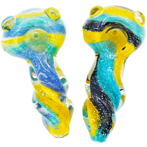 4.5″ SPIRAL GLASS HAND PIPE