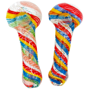 4.5″ GLASS COLOR SPIRAL HAND PIPE