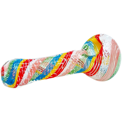 4.5″ GLASS COLOR SPIRAL HAND PIPE