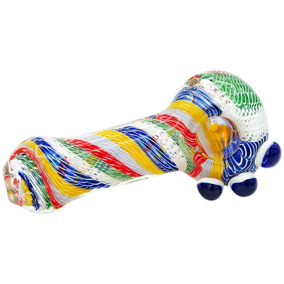 4.5″ COLOR SPIRAL GLASS HAND PIPE