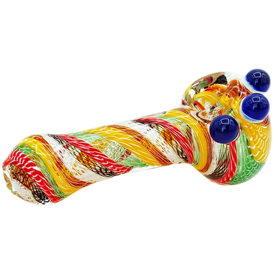 4.5″ COLOR SPIRAL GLASS HAND PIPE