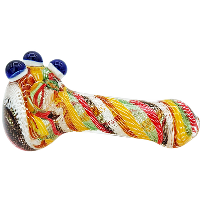 4.5″ COLOR SPIRAL GLASS HAND PIPE