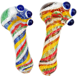 4.5″ COLOR SPIRAL GLASS HAND PIPE