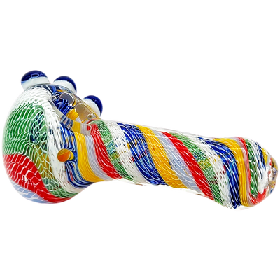4.5″ COLOR SPIRAL GLASS HAND PIPE