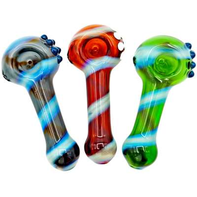 4.5″ GLASS COLOR HAND PIPE