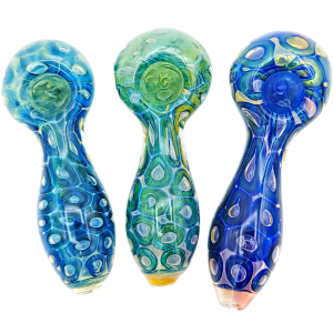 4.5″ GLASS COLOR FUME HAND PIPE