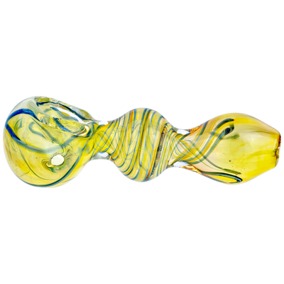 4.5" Fume Orb Body Color Swirl Hand Pipe - additional view