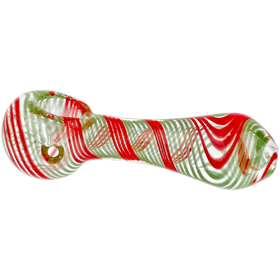 4.5" Two-Tone Over Clear Hand Pipe - lifestyle shot
