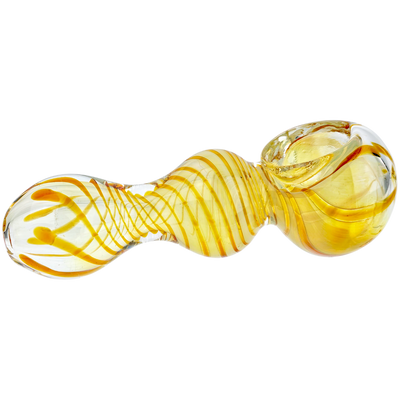 4" Fume w/ Single Color Line Swirl Hand Pipe - additional view