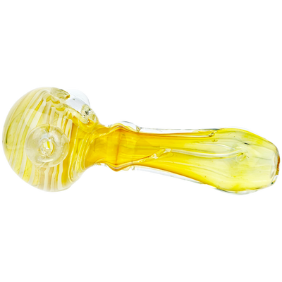 5" Swirl Head Fume Full Body Thick Hand Pipe - alternate angle